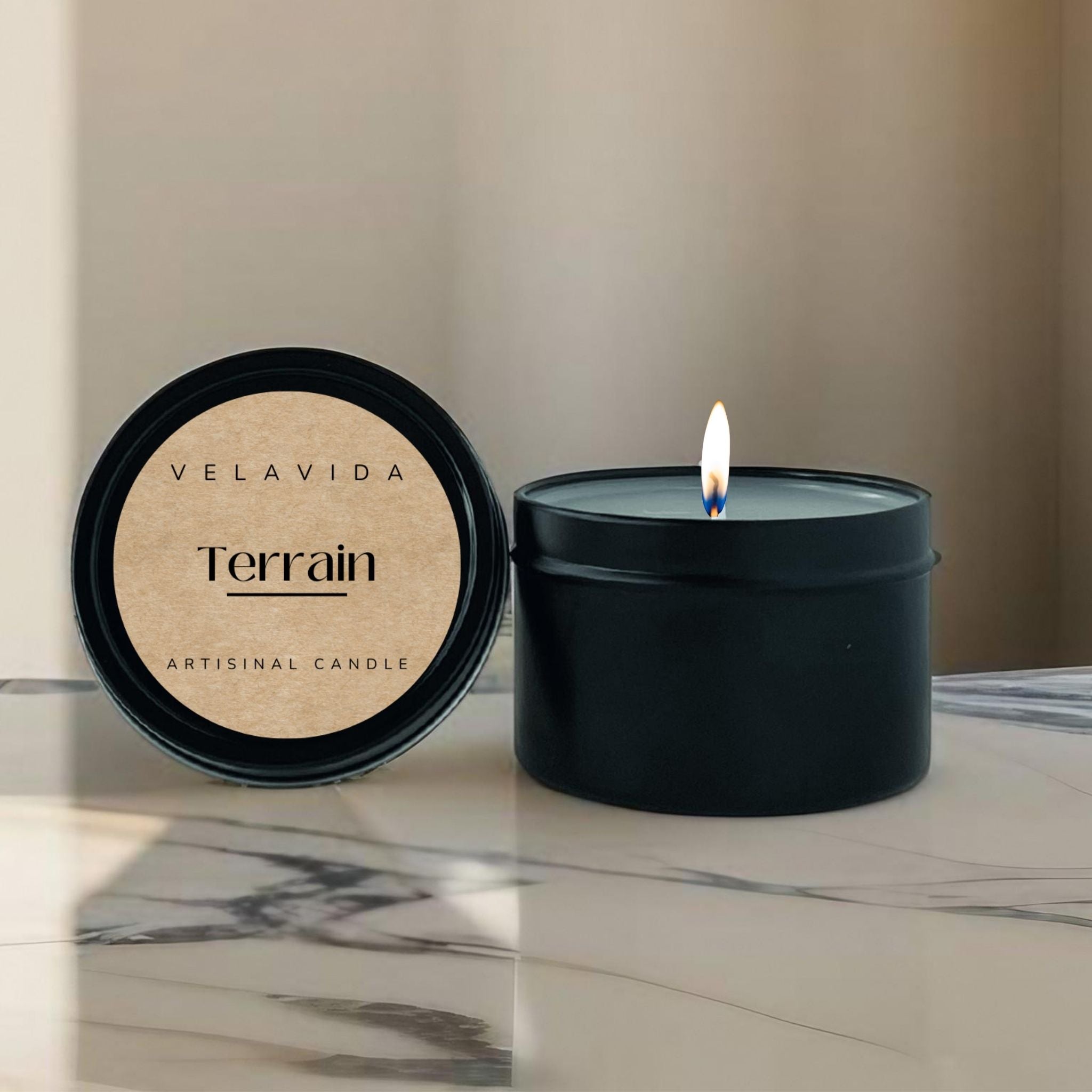 Terrain Minimalistic Scented Travel Candle