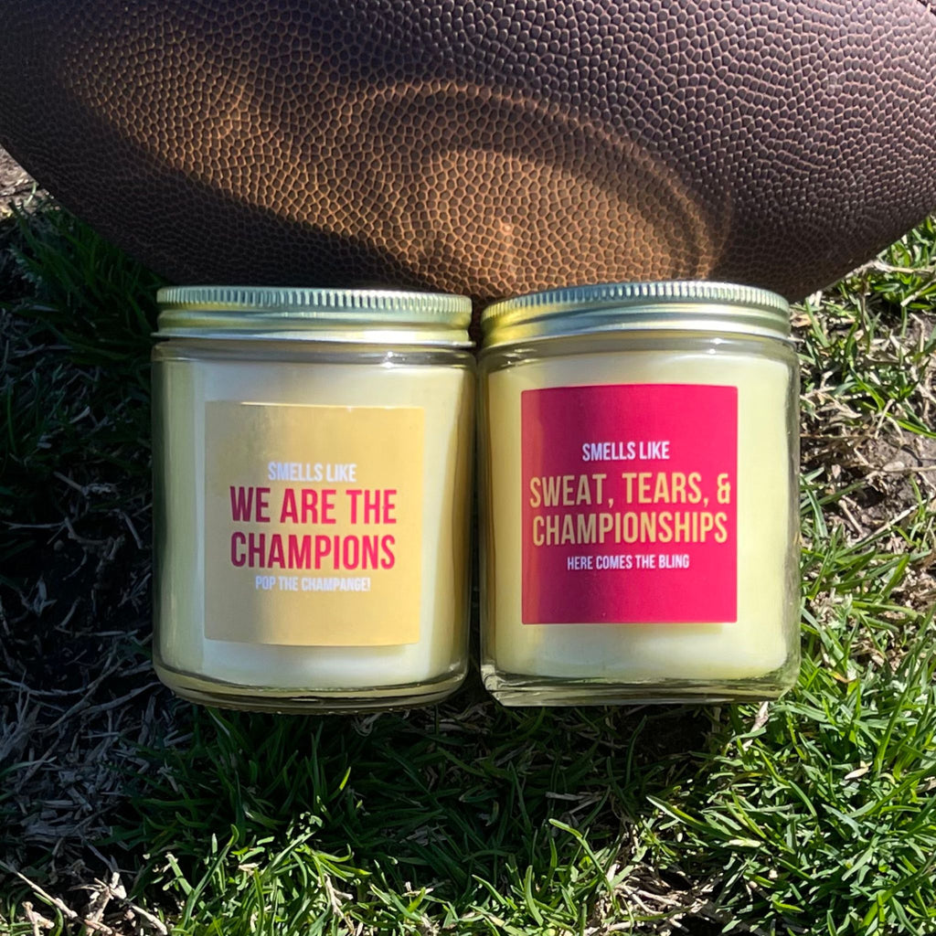 Smells Like Sweat, Tears, and Championships Candle