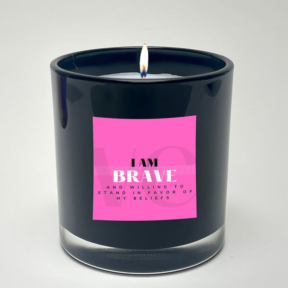 I Am Brave Candle